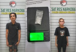 Dua Remaja Gagal Edarkan Sabu 0,42 Gram di Perbaungan, Diamankan Satnarkoba Sergai