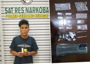 Digerebek Saat Santai di Atas Kasur, Pengedar Sabu di Desa Liberia Tak Berkutik Saat Polisi Temukan Belasan Paket Sabu