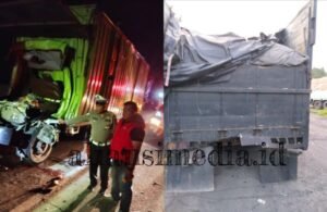 Tiga Orang Tewas Lakalantas di Jalan Tol KM 54.700 Jalur A Desa Melati Pegajahan Sergai